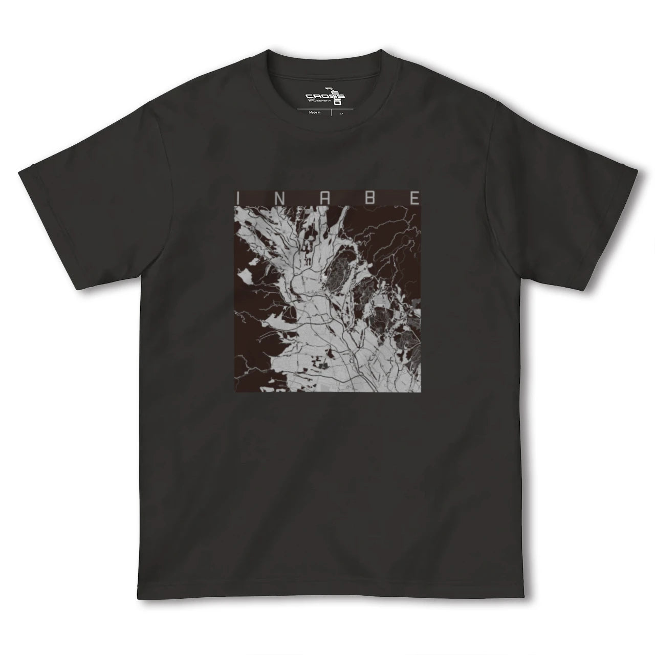 【いなべ(三重県)】地図柄ヘビーウェイトTシャツ