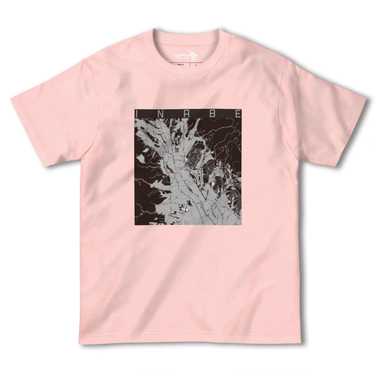 【いなべ(三重県)】地図柄ヘビーウェイトTシャツ