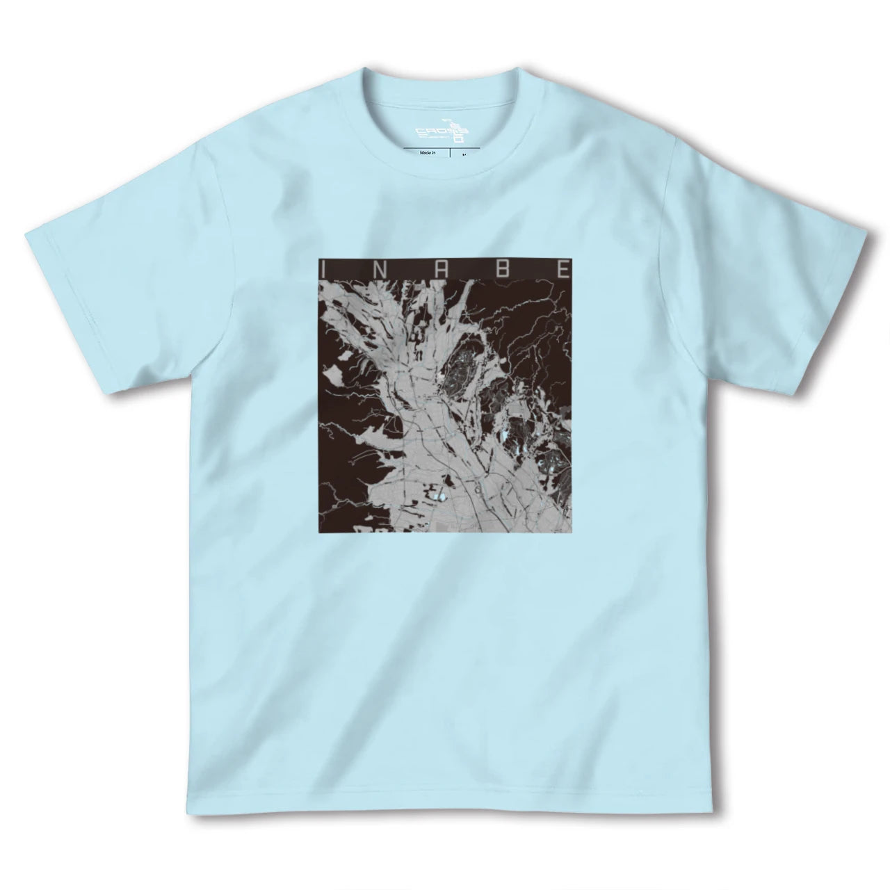 【いなべ(三重県)】地図柄ヘビーウェイトTシャツ