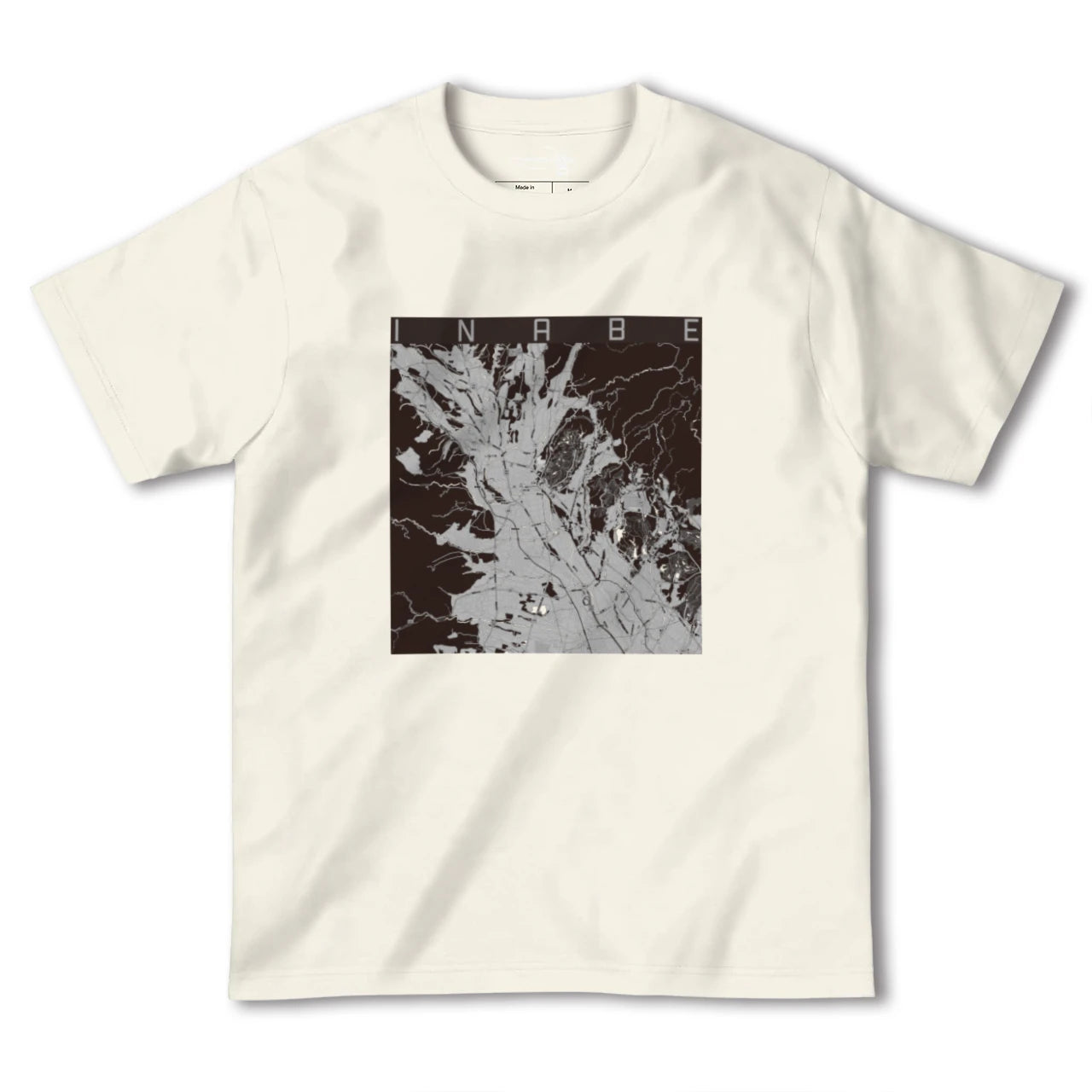【いなべ(三重県)】地図柄ヘビーウェイトTシャツ