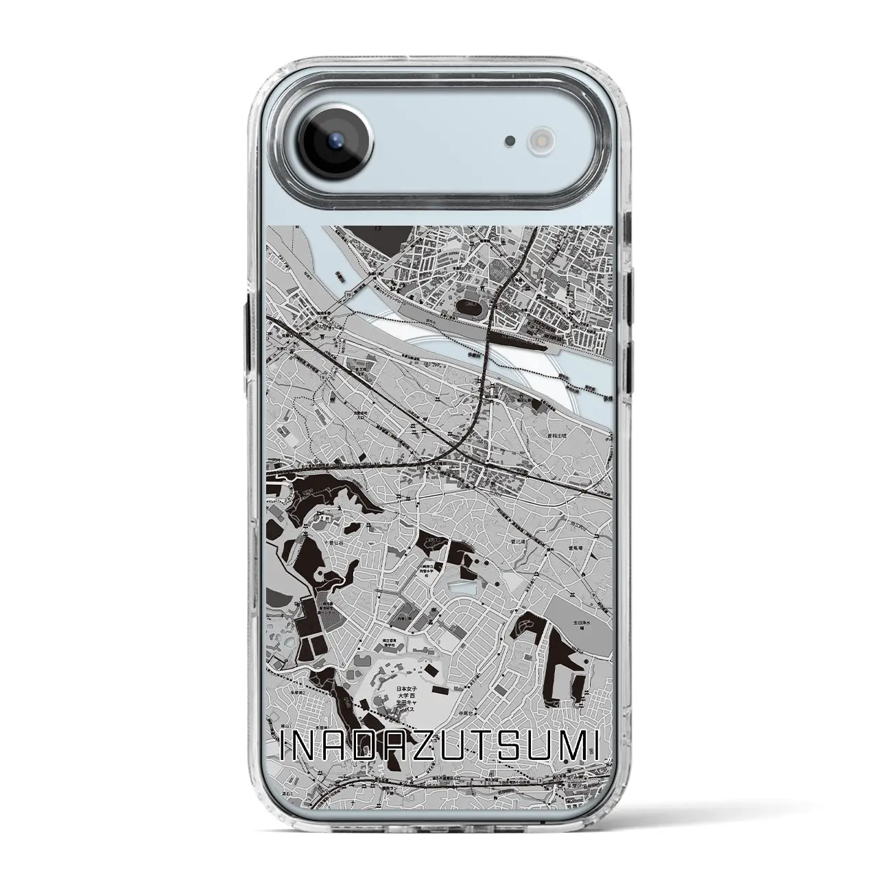 【稲田堤(神奈川県)】地図柄iPhoneケース(MagSafeタイプ)