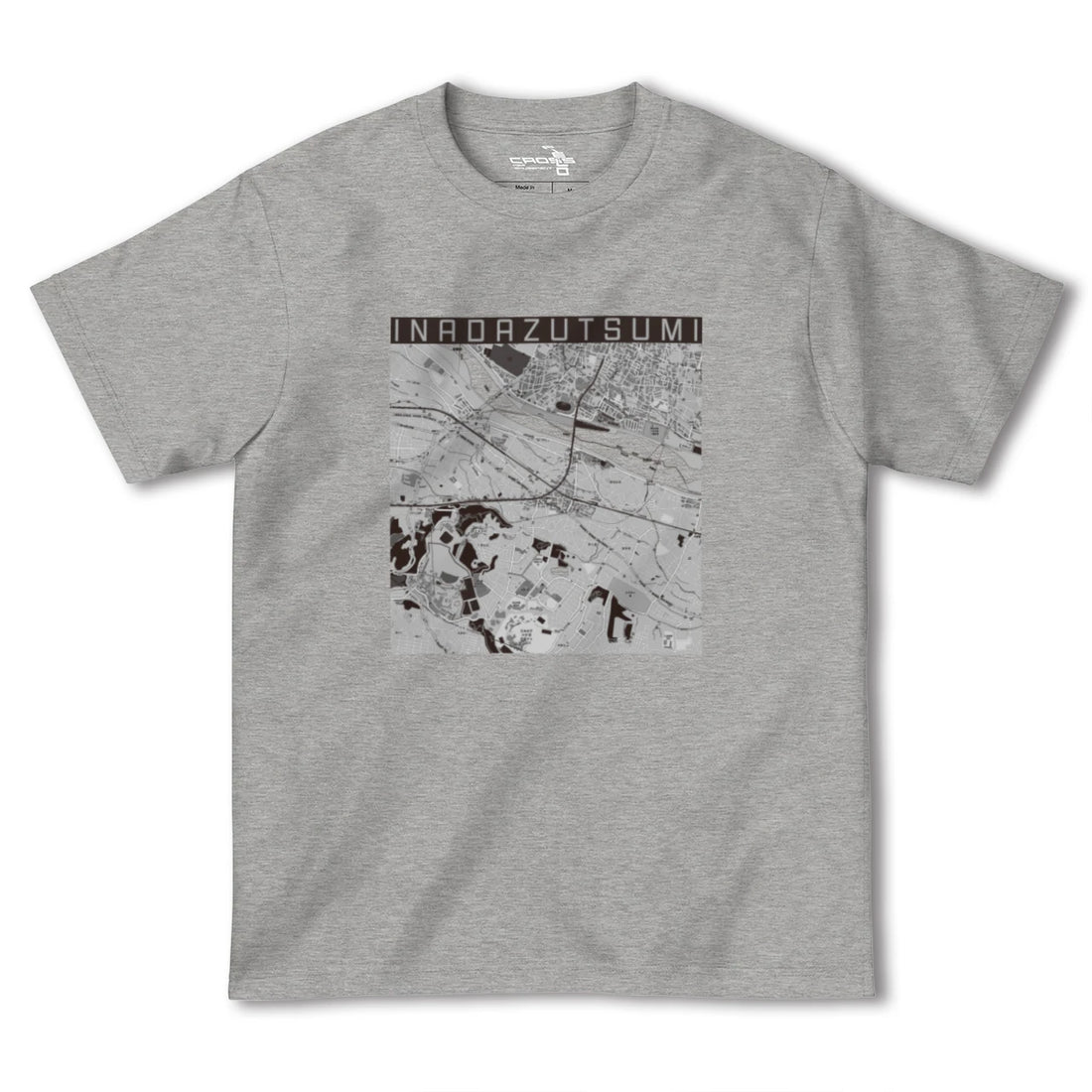 【稲田堤(神奈川県)】地図柄ヘビーウェイトTシャツ