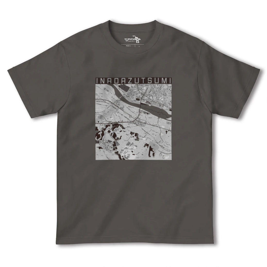 【稲田堤(神奈川県)】地図柄ヘビーウェイトTシャツ