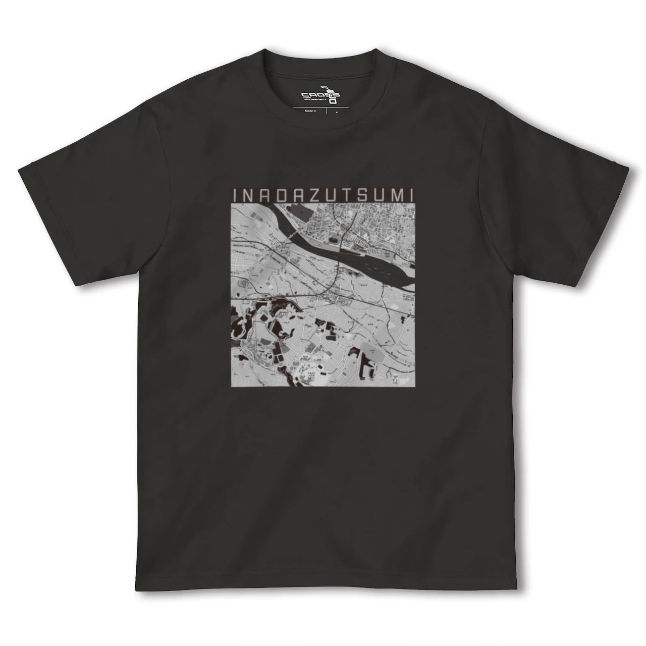 【稲田堤(神奈川県)】地図柄ヘビーウェイトTシャツ