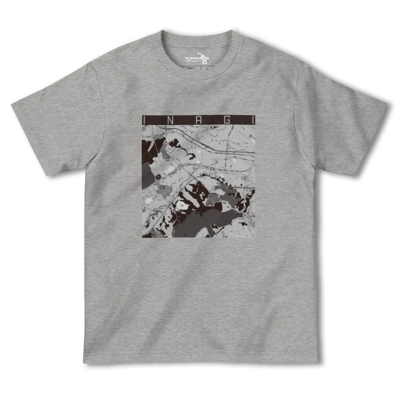 【稲城(東京都)】地図柄ヘビーウェイトTシャツ