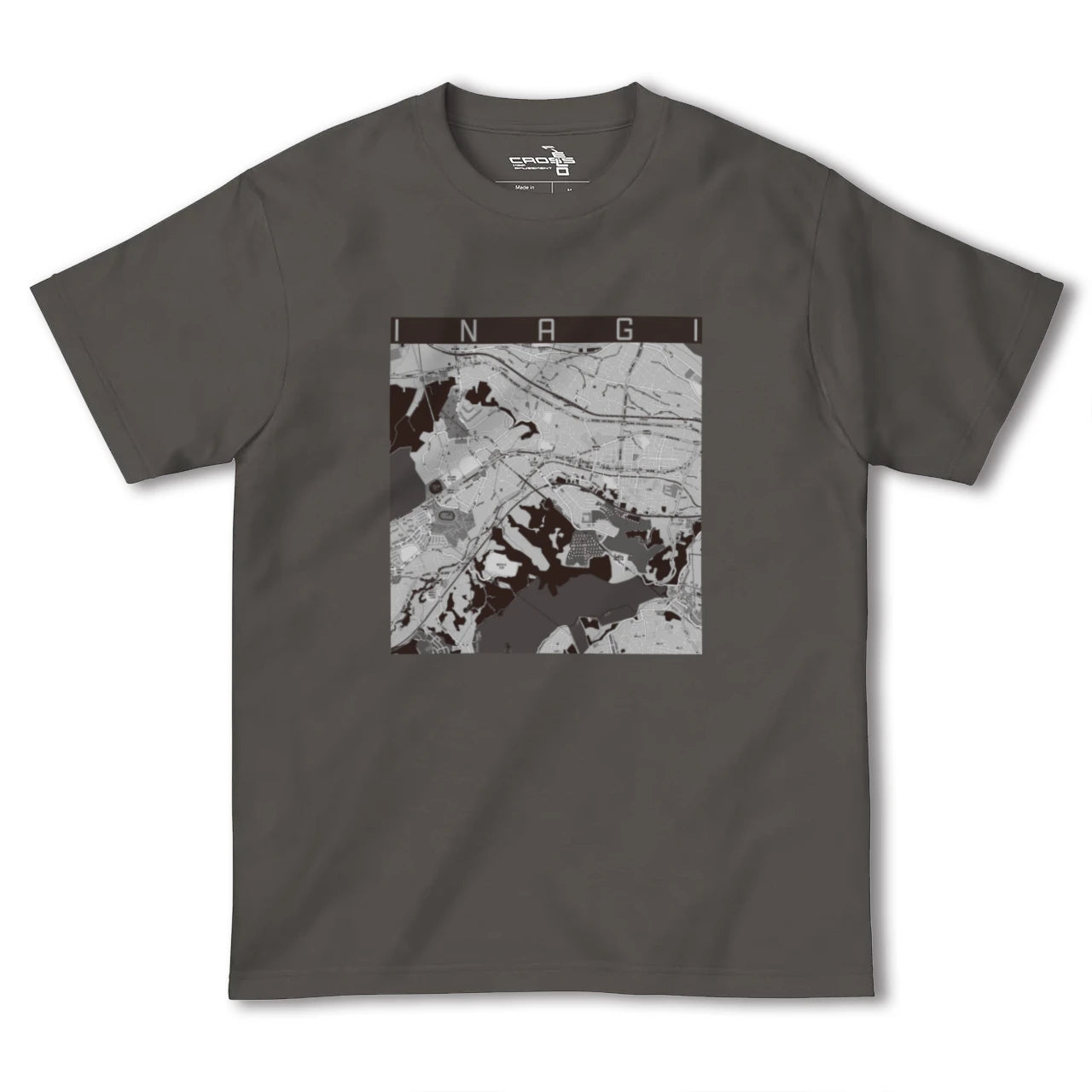 【稲城(東京都)】地図柄ヘビーウェイトTシャツ