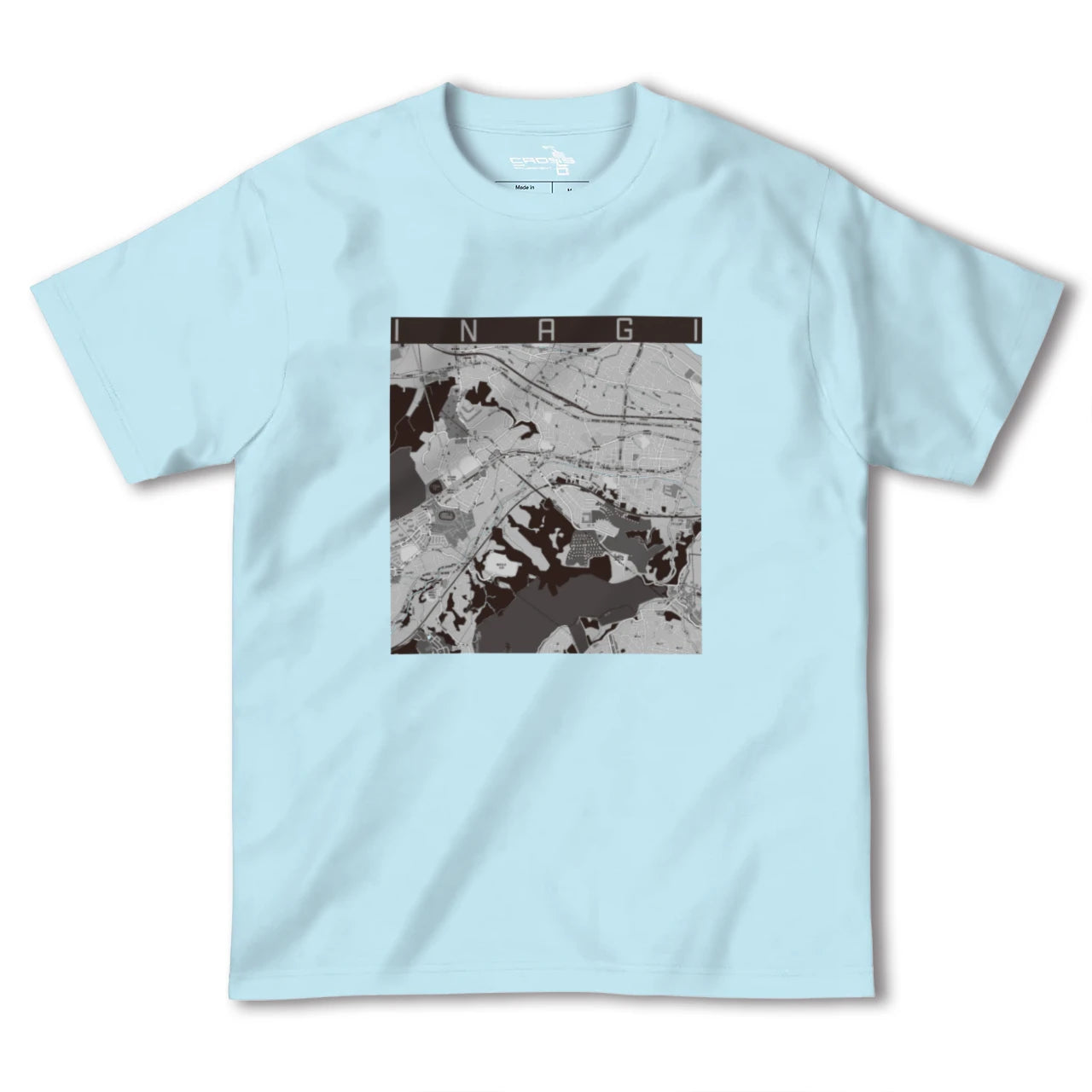 【稲城(東京都)】地図柄ヘビーウェイトTシャツ