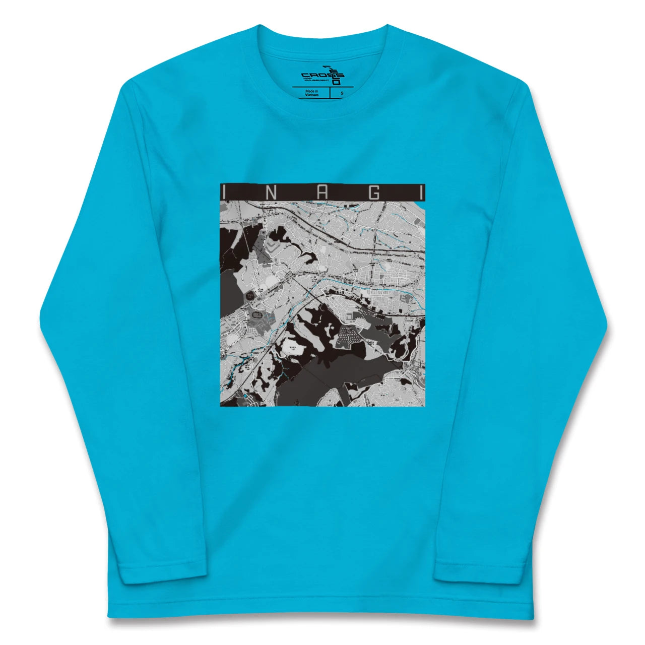【稲城(東京都)】地図柄ロングスリーブTシャツ