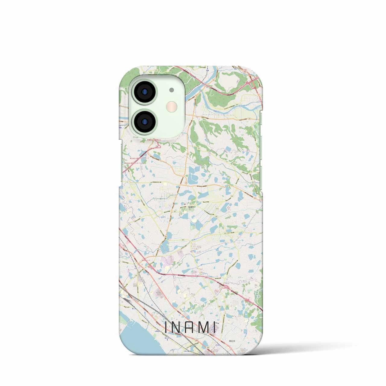 【稲美(兵庫県)】地図柄iPhoneケース(バックカバータイプ)