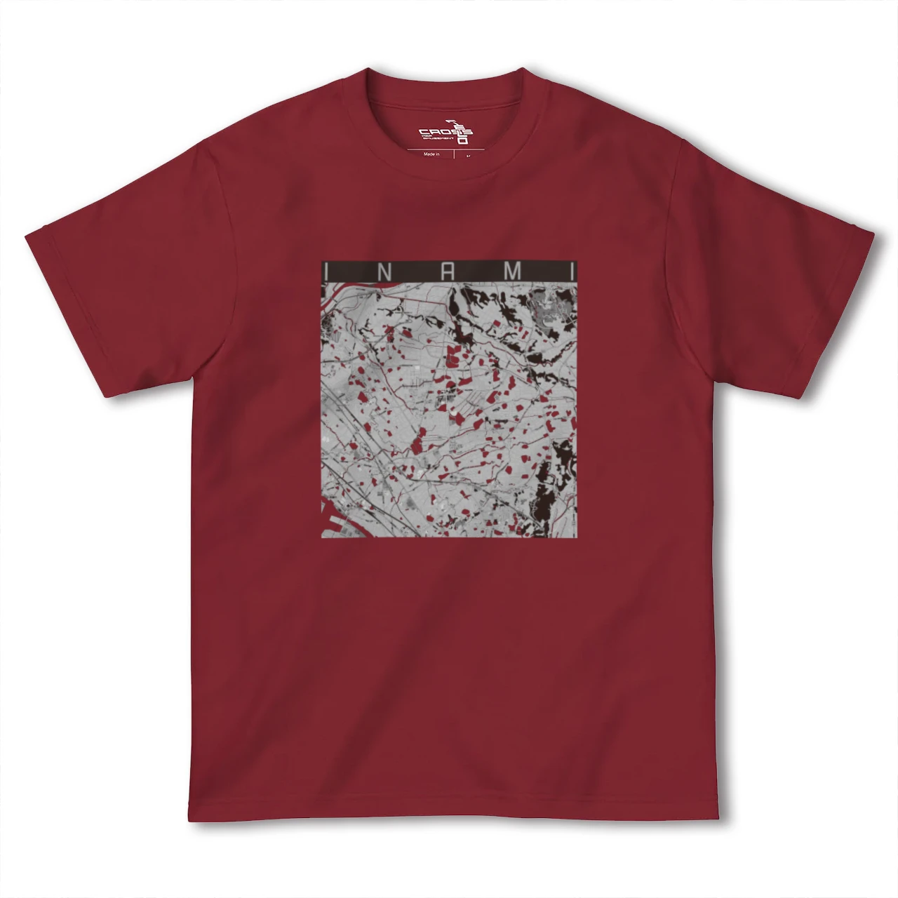 【稲美(兵庫県)】地図柄ヘビーウェイトTシャツ