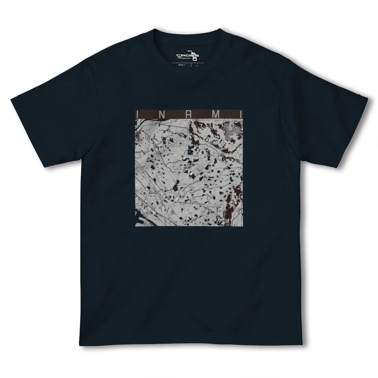 【稲美(兵庫県)】地図柄ヘビーウェイトTシャツ