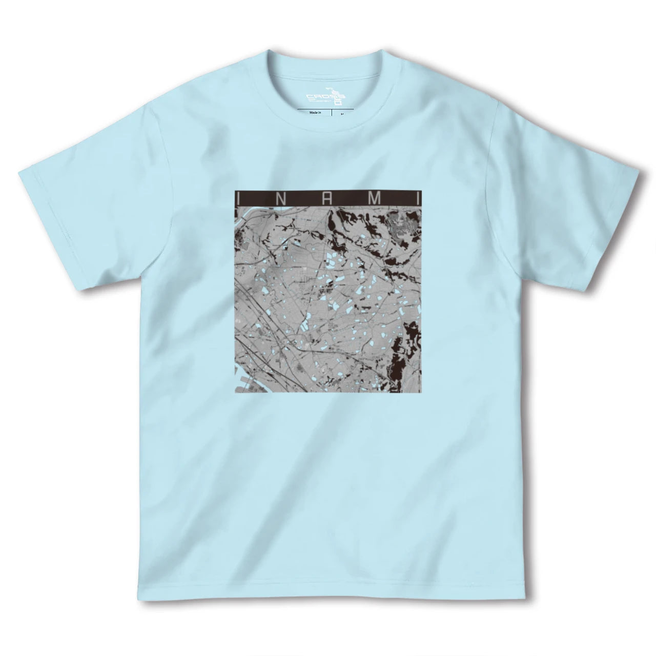 【稲美(兵庫県)】地図柄ヘビーウェイトTシャツ