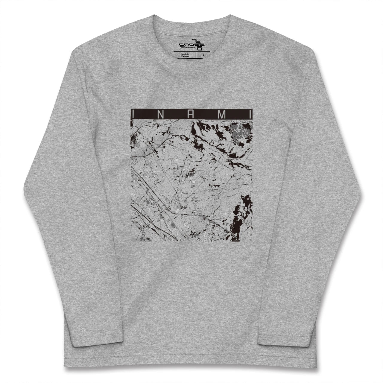 【稲美(兵庫県)】地図柄ロングスリーブTシャツ