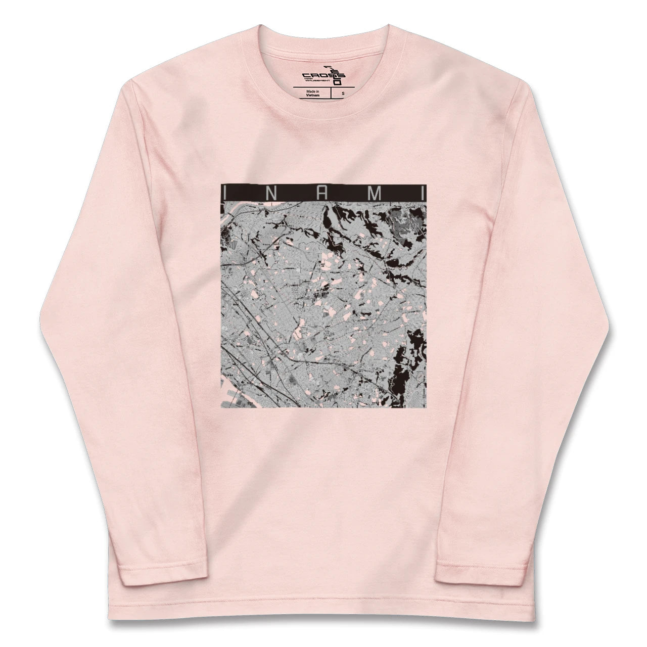 【稲美(兵庫県)】地図柄ロングスリーブTシャツ