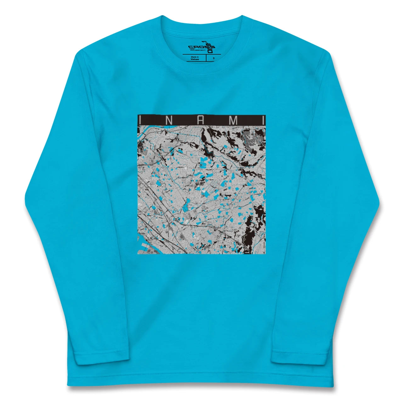 【稲美(兵庫県)】地図柄ロングスリーブTシャツ