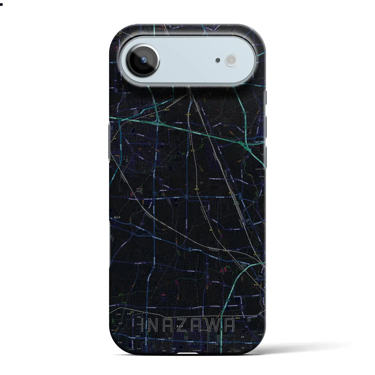 【稲沢(愛知県)】地図柄iPhoneケース(バックカバータイプ)