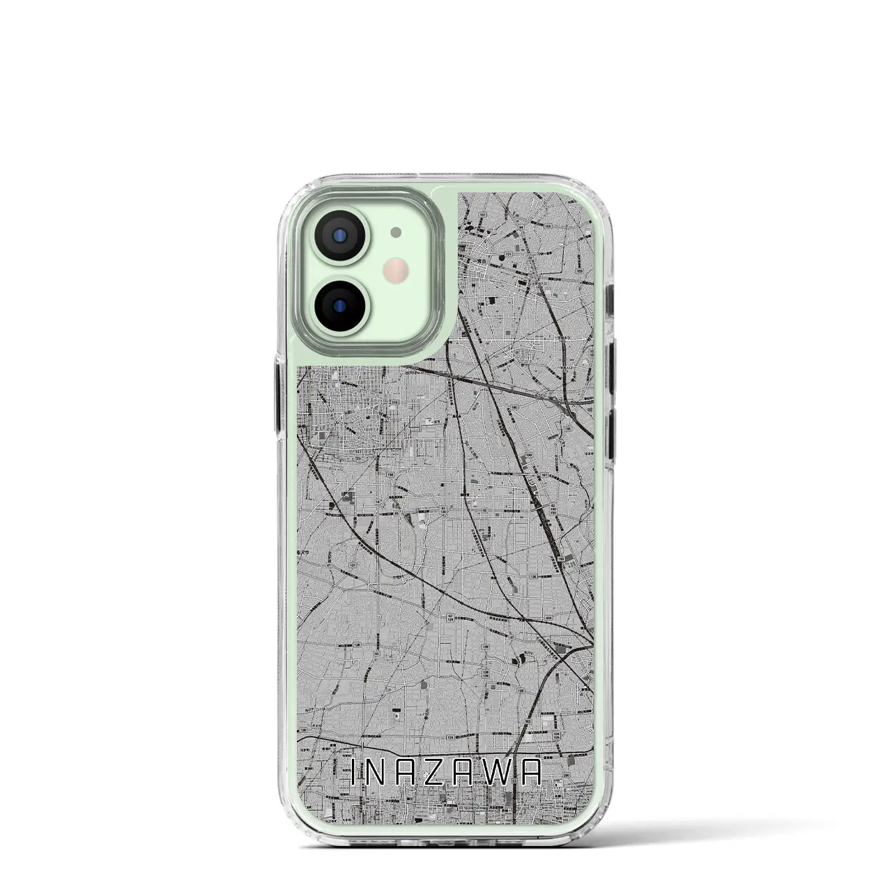 【稲沢(愛知県)】地図柄iPhoneケース(MagSafeタイプ)
