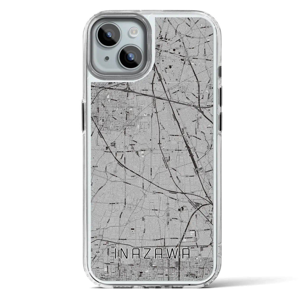 【稲沢(愛知県)】地図柄iPhoneケース(MagSafeタイプ)
