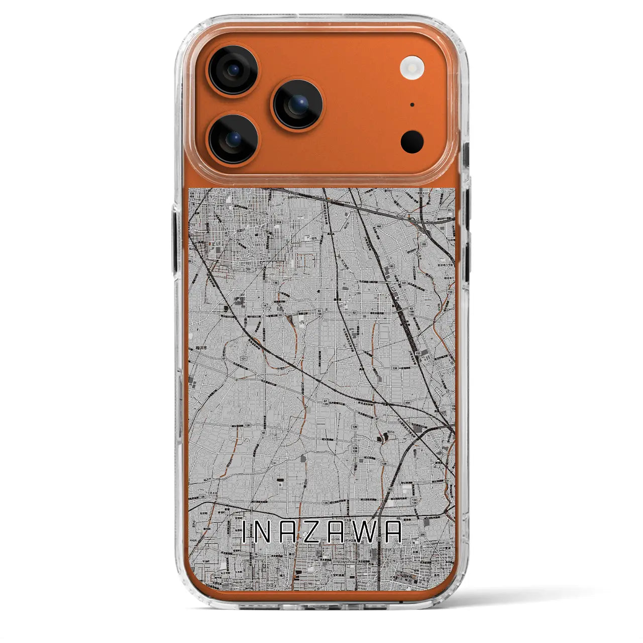 【稲沢(愛知県)】地図柄iPhoneケース(MagSafeタイプ)