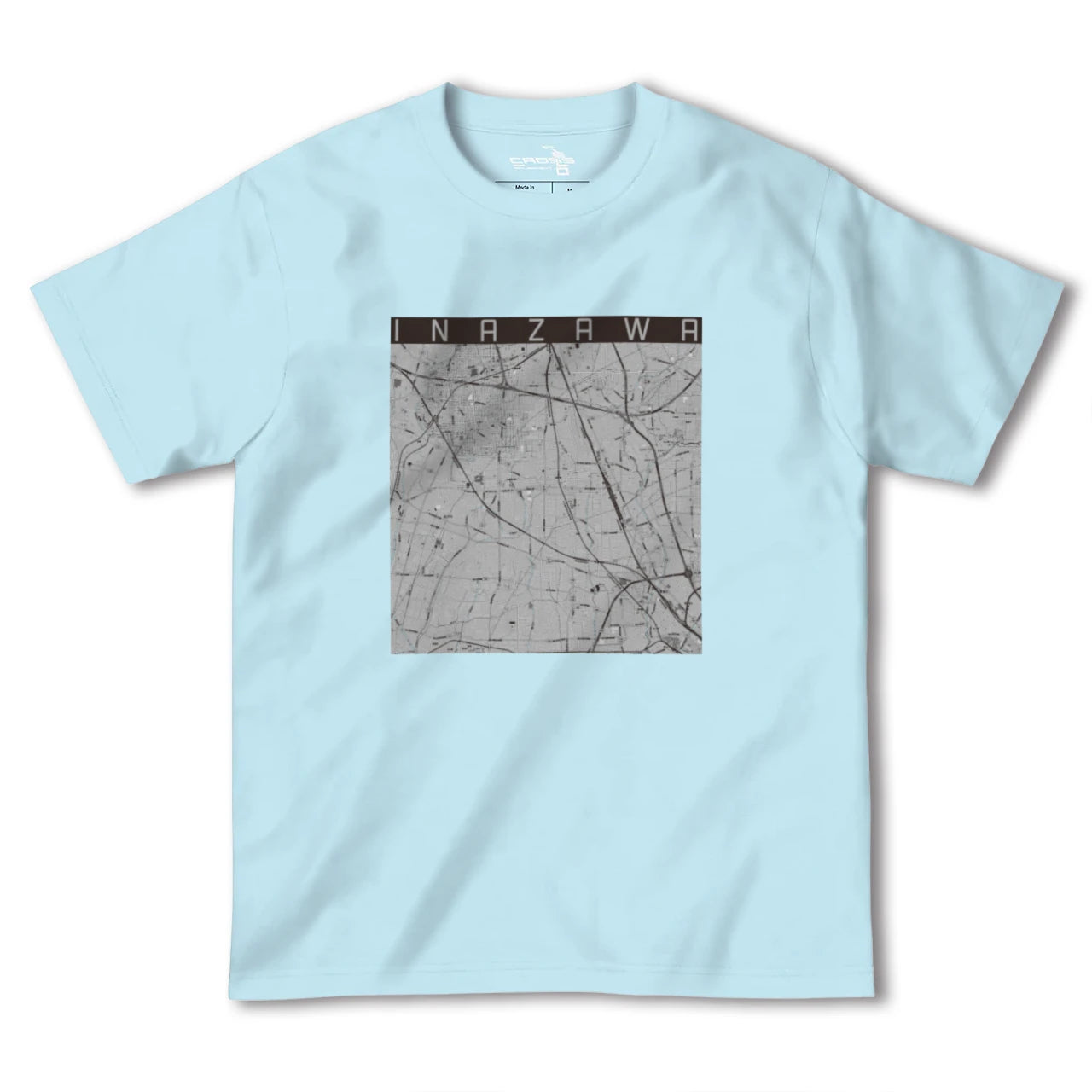 【稲沢(愛知県)】地図柄ヘビーウェイトTシャツ