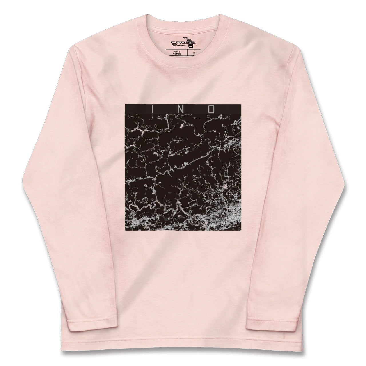 【いの(高知県)】地図柄ロングスリーブTシャツ
