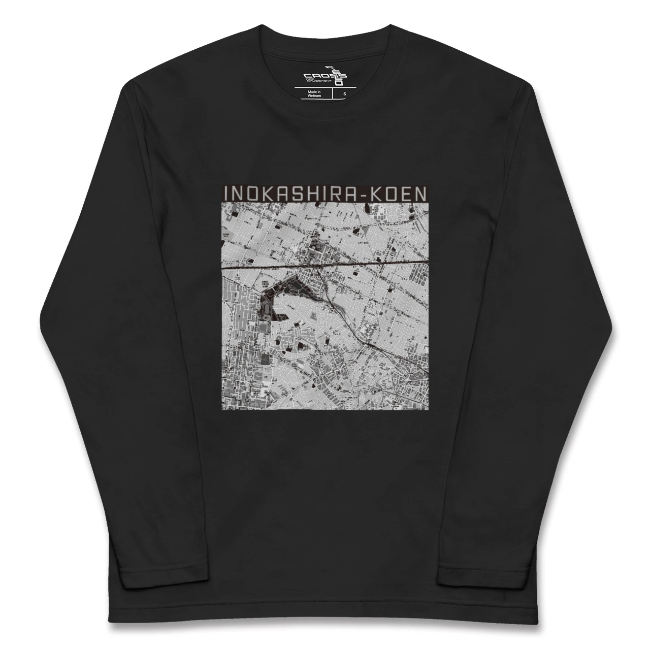 【井の頭公園(東京都)】地図柄ロングスリーブTシャツ