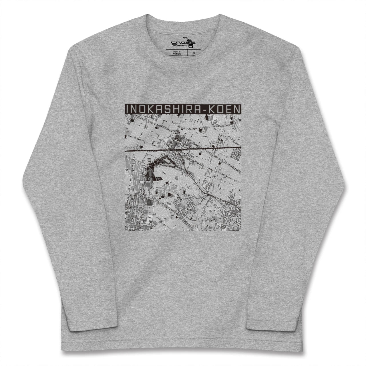 【井の頭公園(東京都)】地図柄ロングスリーブTシャツ