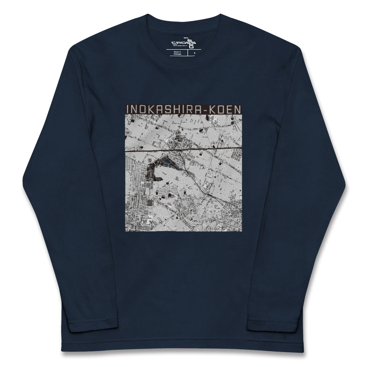 【井の頭公園(東京都)】地図柄ロングスリーブTシャツ