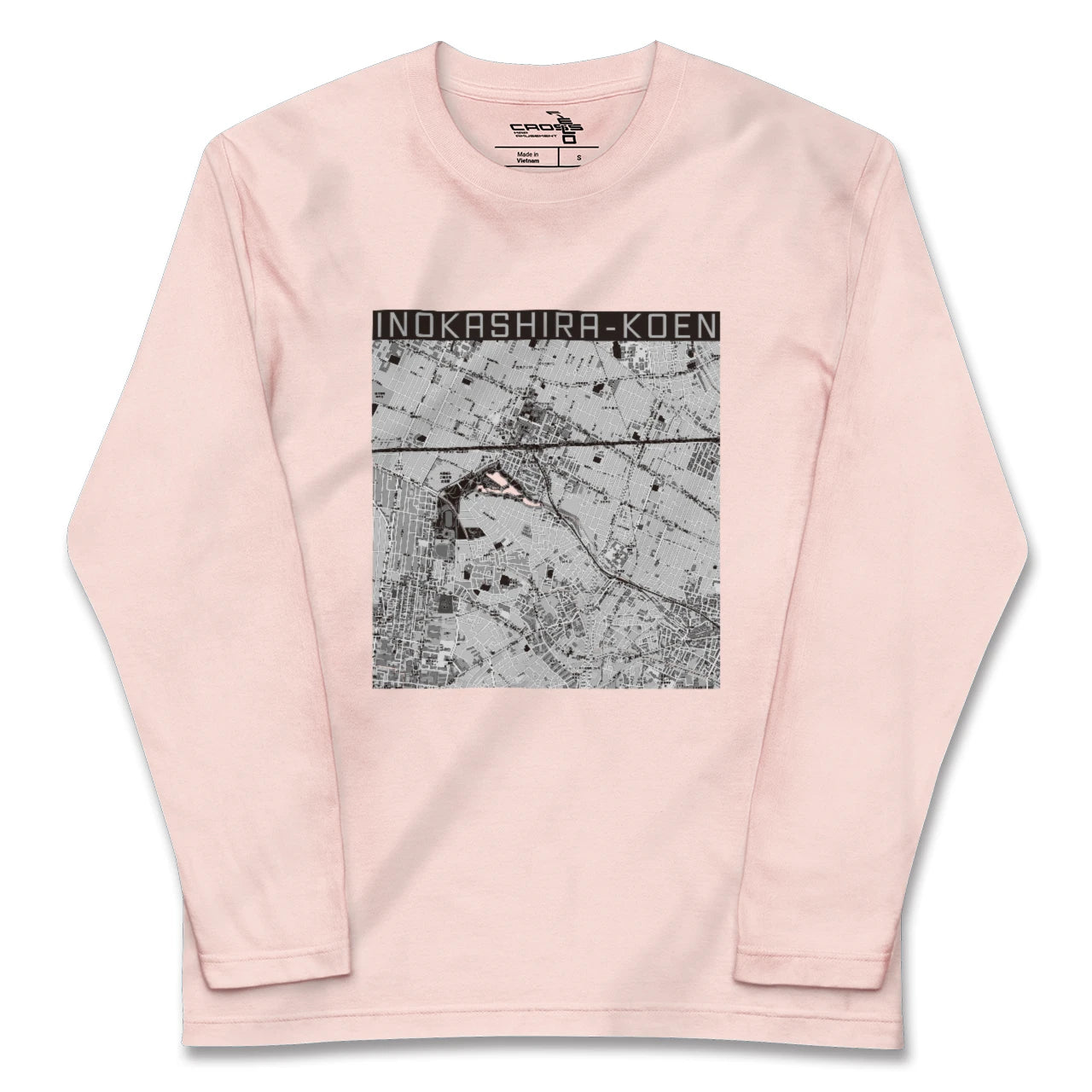 【井の頭公園(東京都)】地図柄ロングスリーブTシャツ