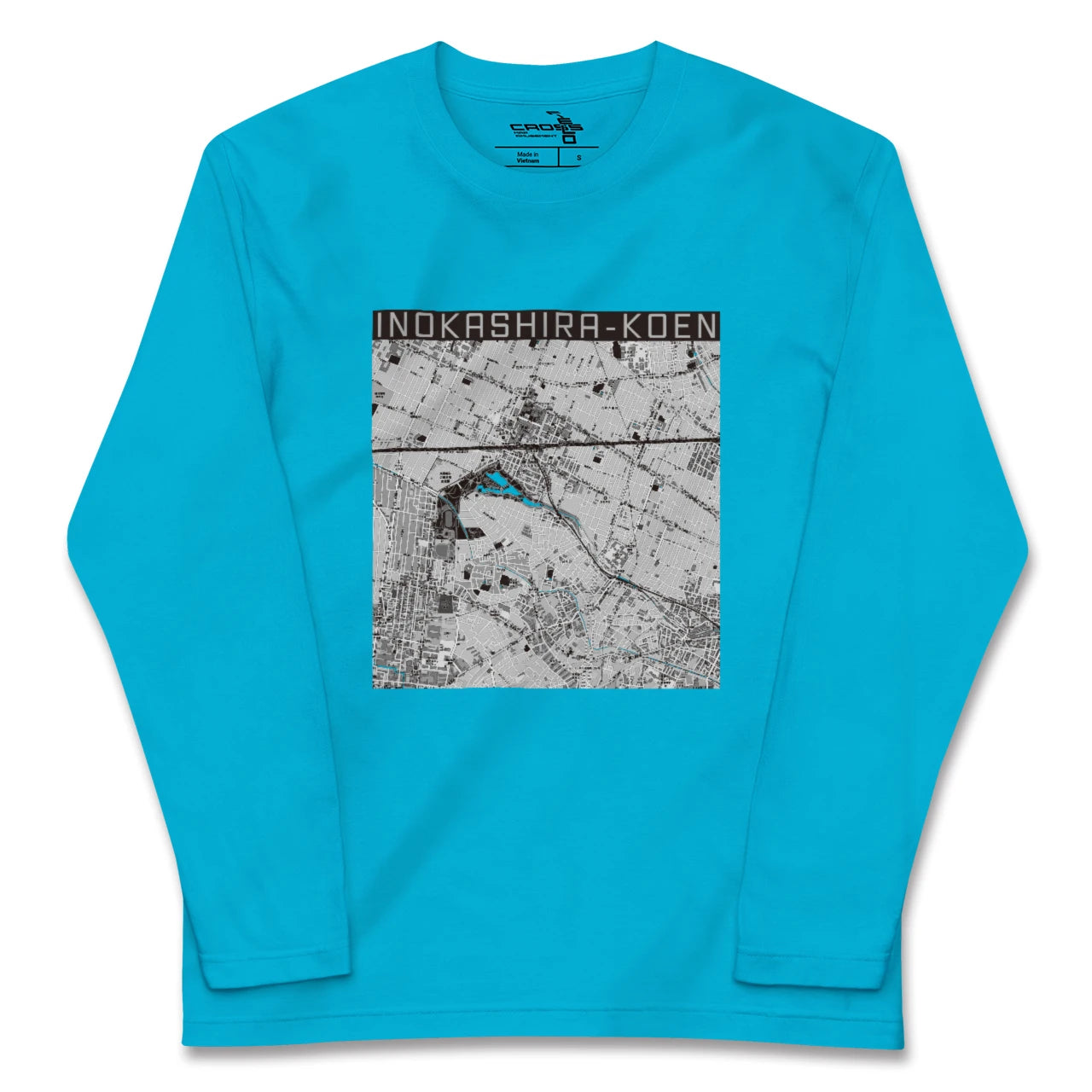 【井の頭公園(東京都)】地図柄ロングスリーブTシャツ