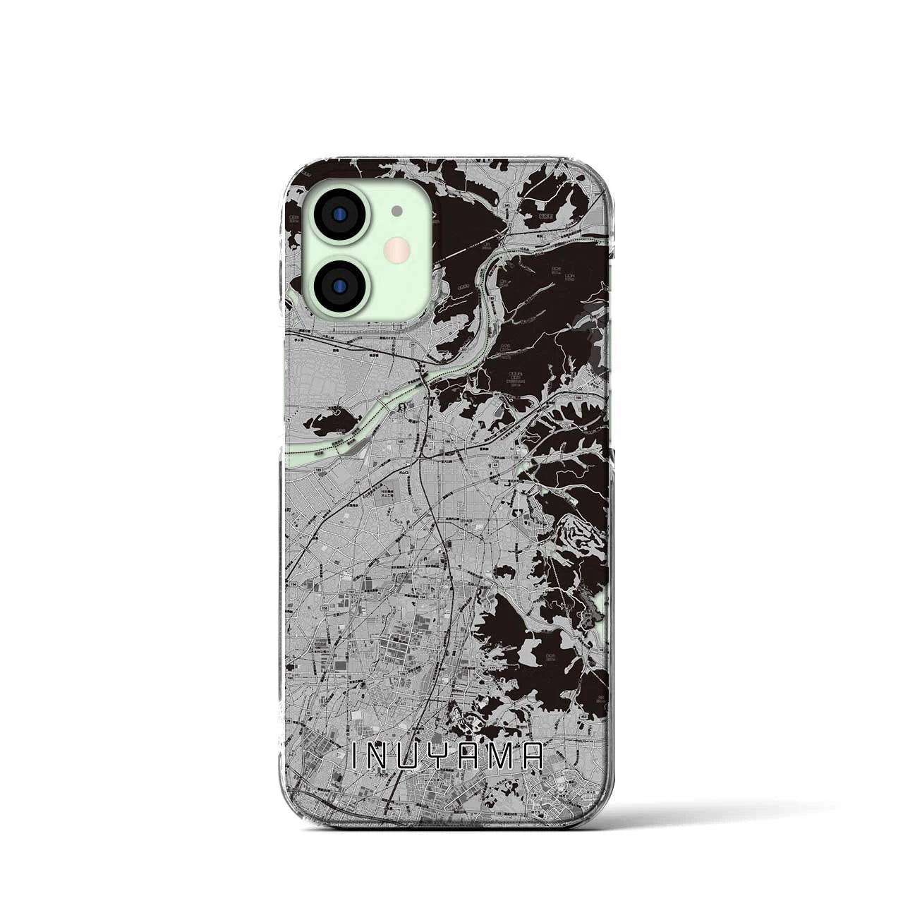 【犬山(愛知県)】地図柄iPhoneケース(クリアタイプ)