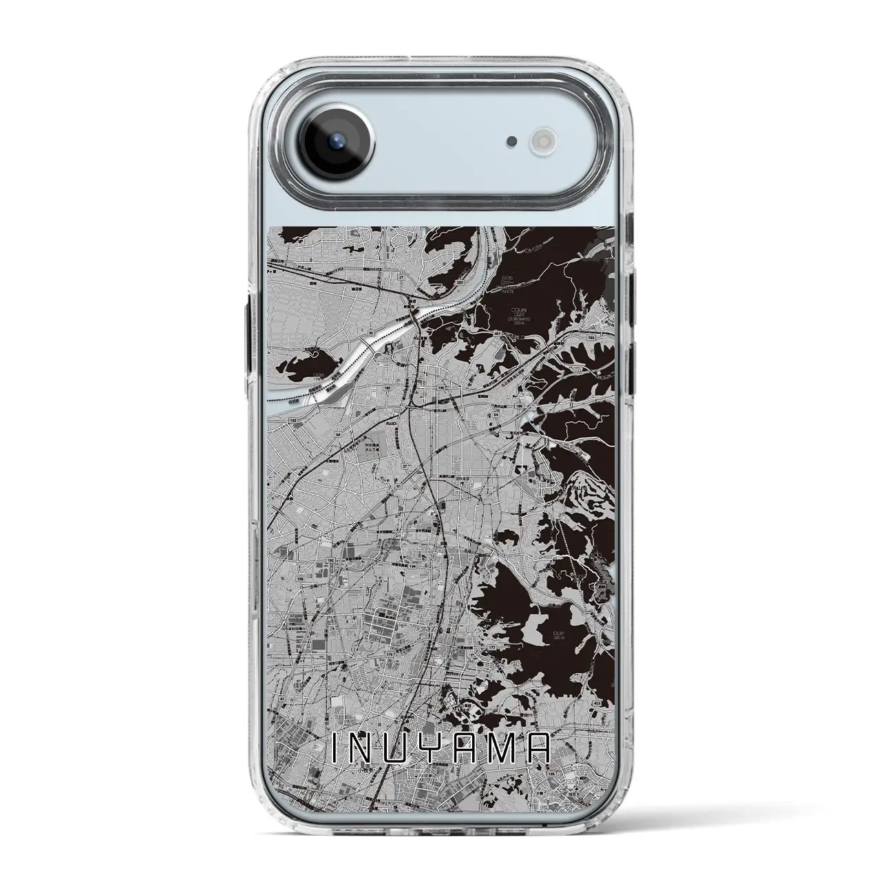 【犬山(愛知県)】地図柄iPhoneケース(MagSafeタイプ)