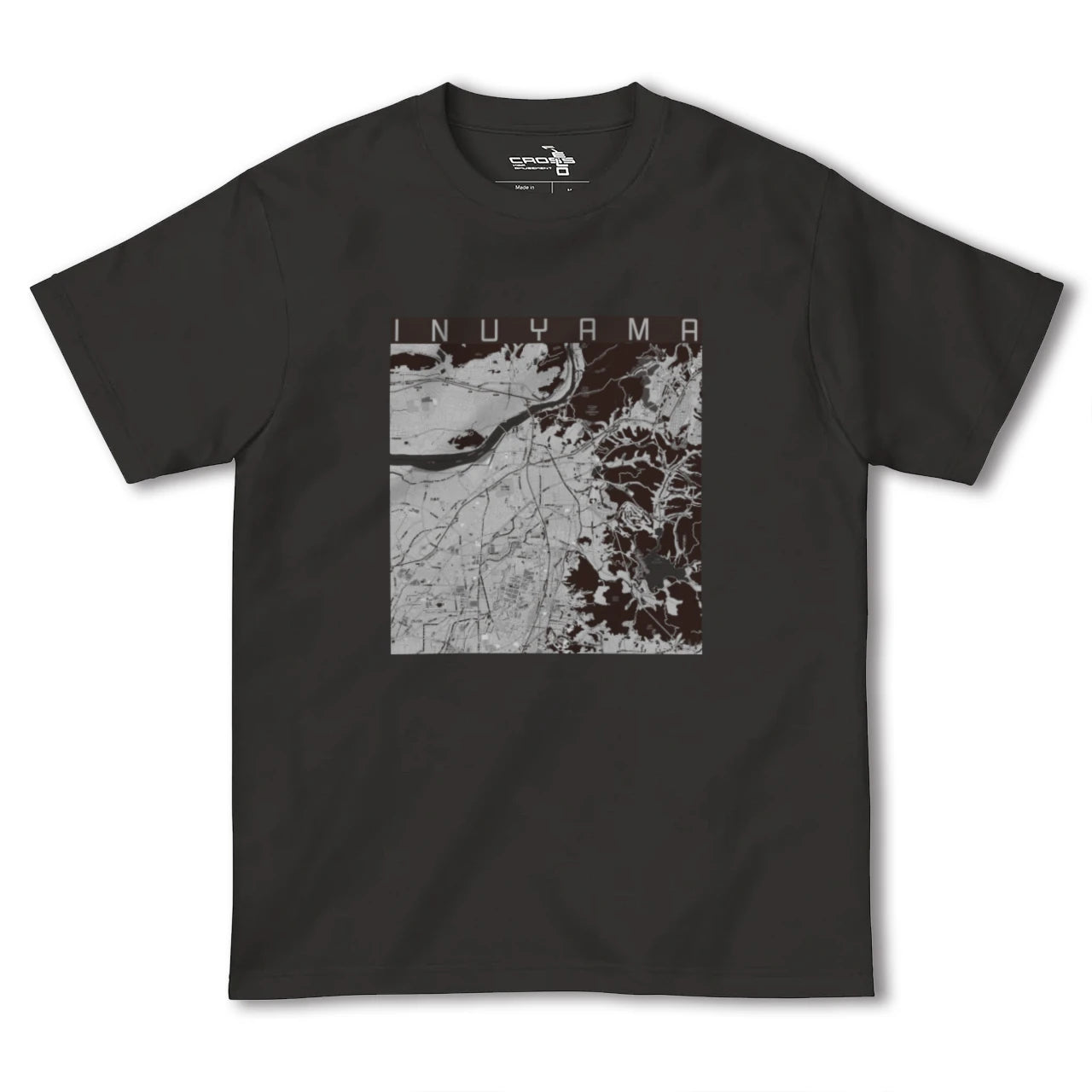 【犬山(愛知県)】地図柄ヘビーウェイトTシャツ