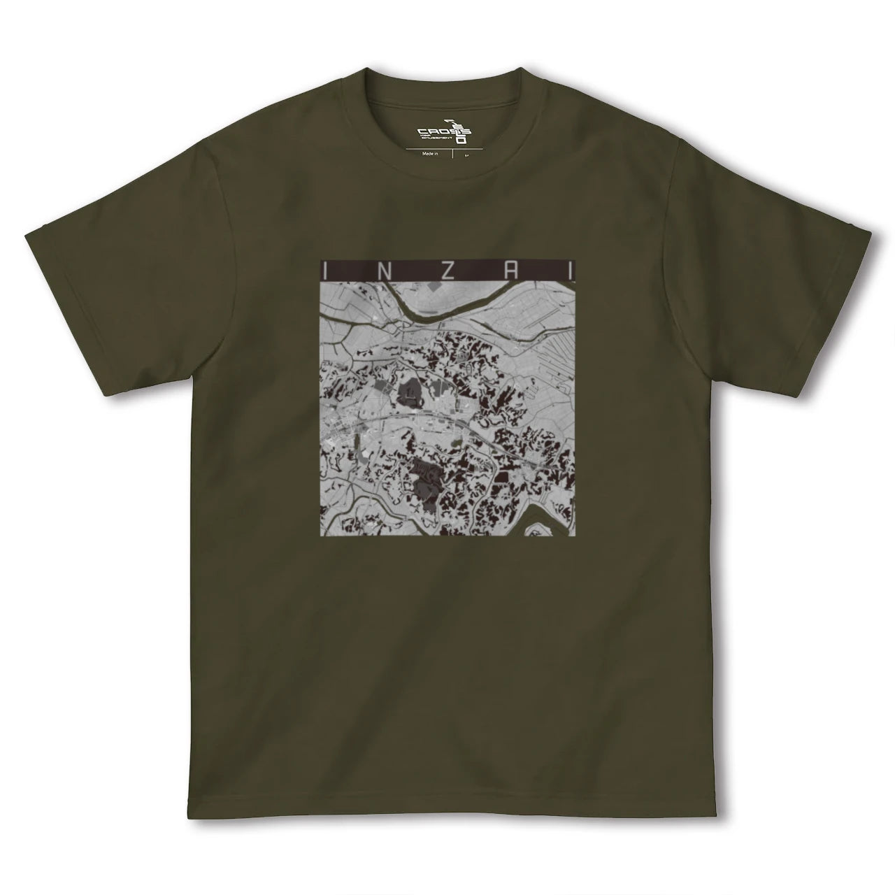 【印西(千葉県)】地図柄ヘビーウェイトTシャツ