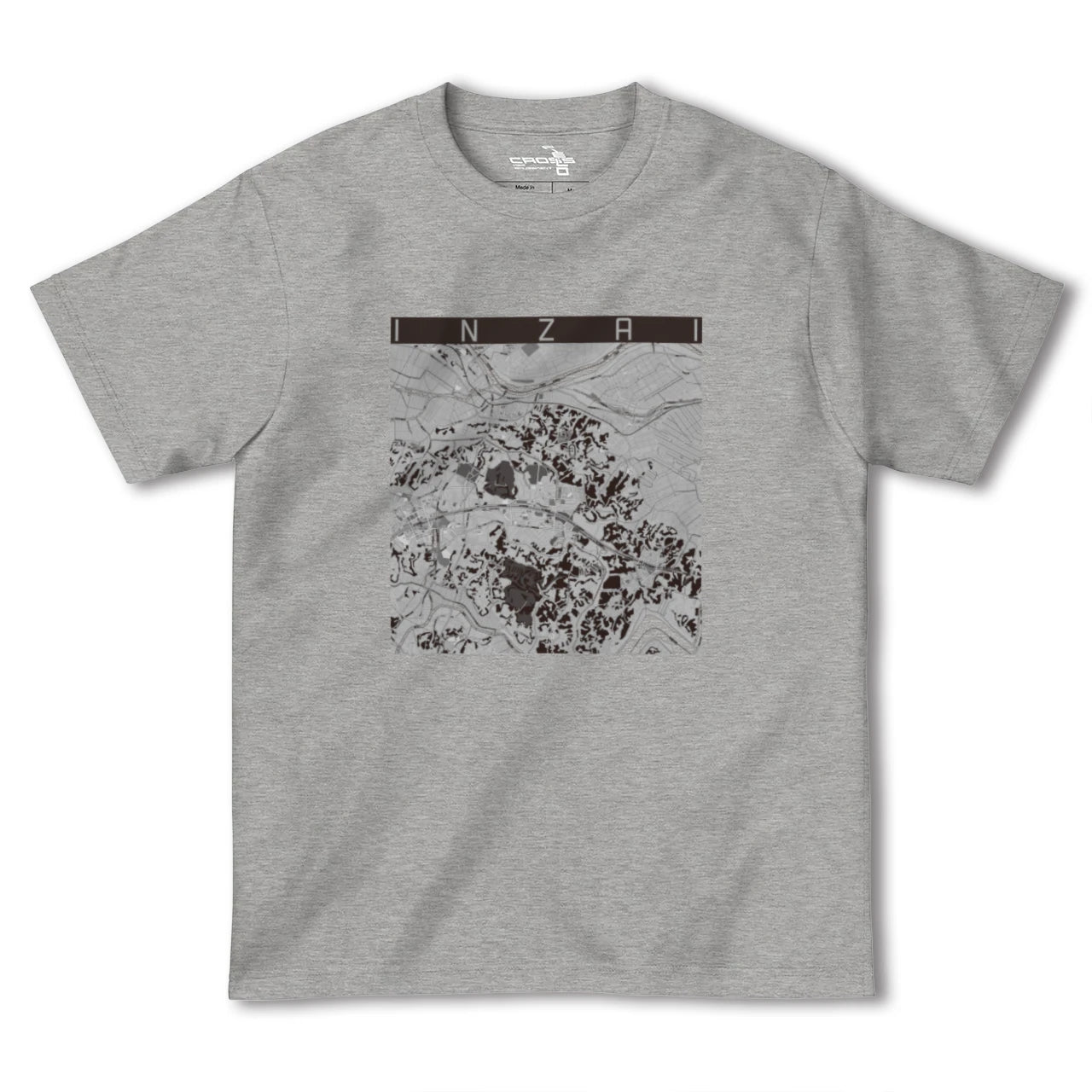 【印西(千葉県)】地図柄ヘビーウェイトTシャツ