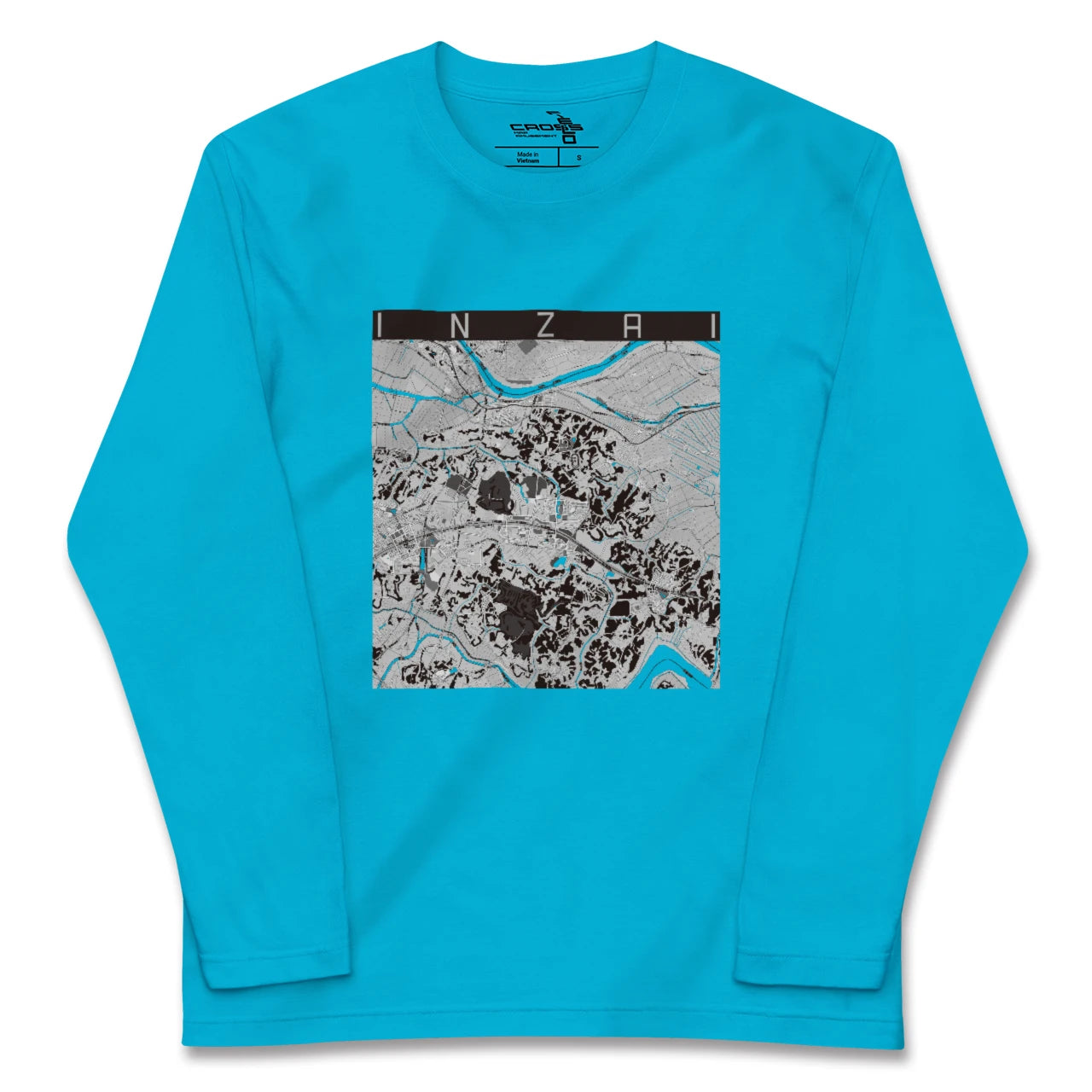 【印西(千葉県)】地図柄ロングスリーブTシャツ