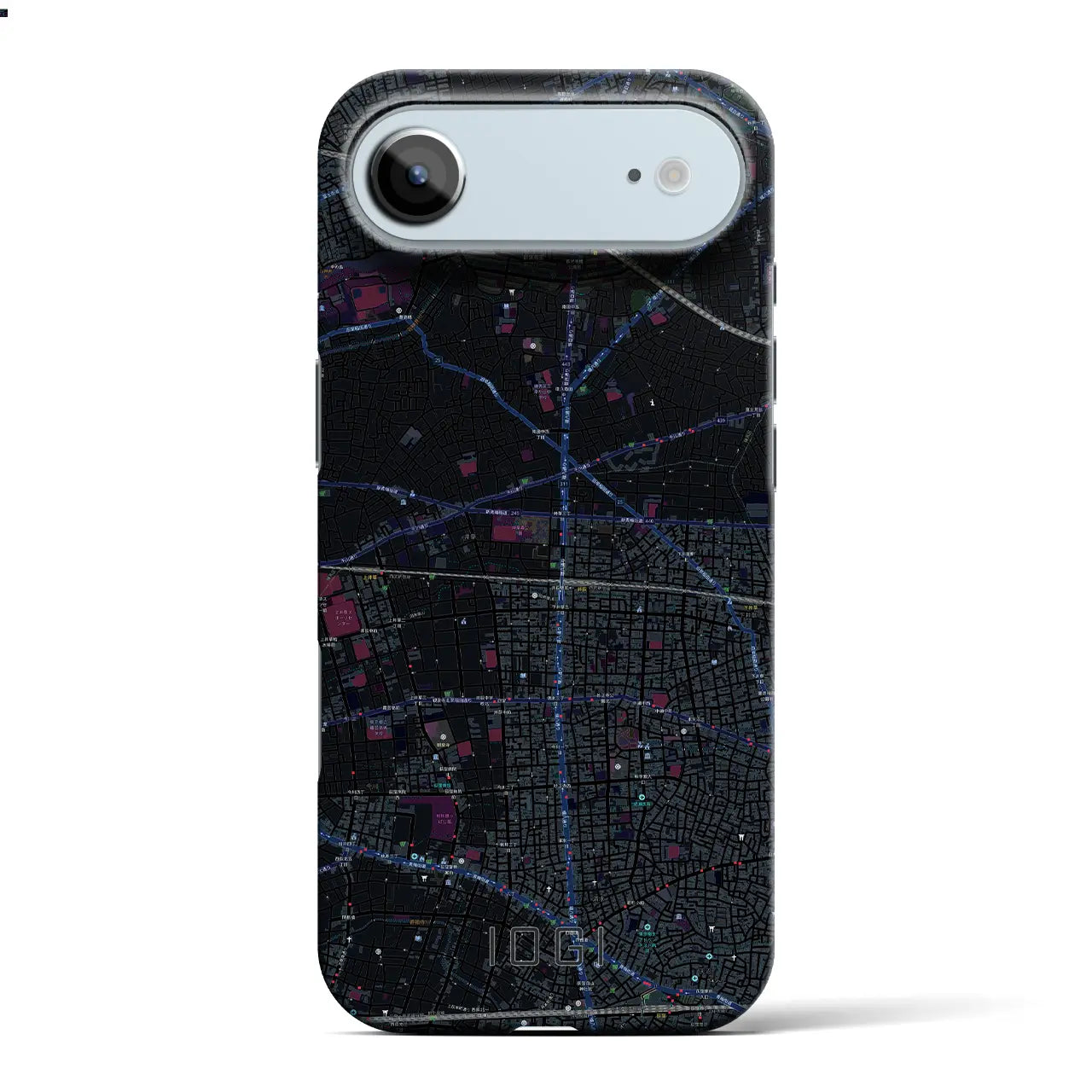 【井荻(東京都)】地図柄iPhoneケース(バックカバータイプ)