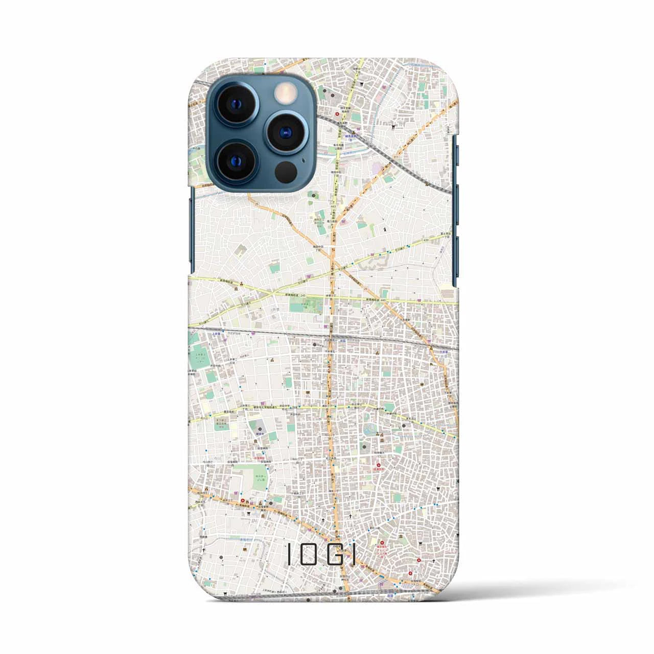 【井荻(東京都)】地図柄iPhoneケース(バックカバータイプ)
