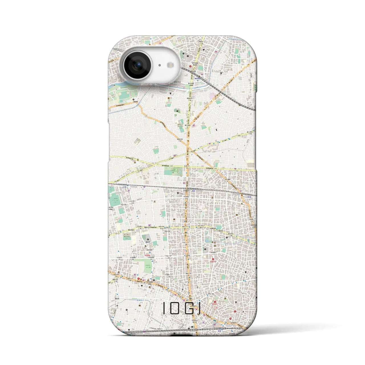 【井荻(東京都)】地図柄iPhoneケース(バックカバータイプ)