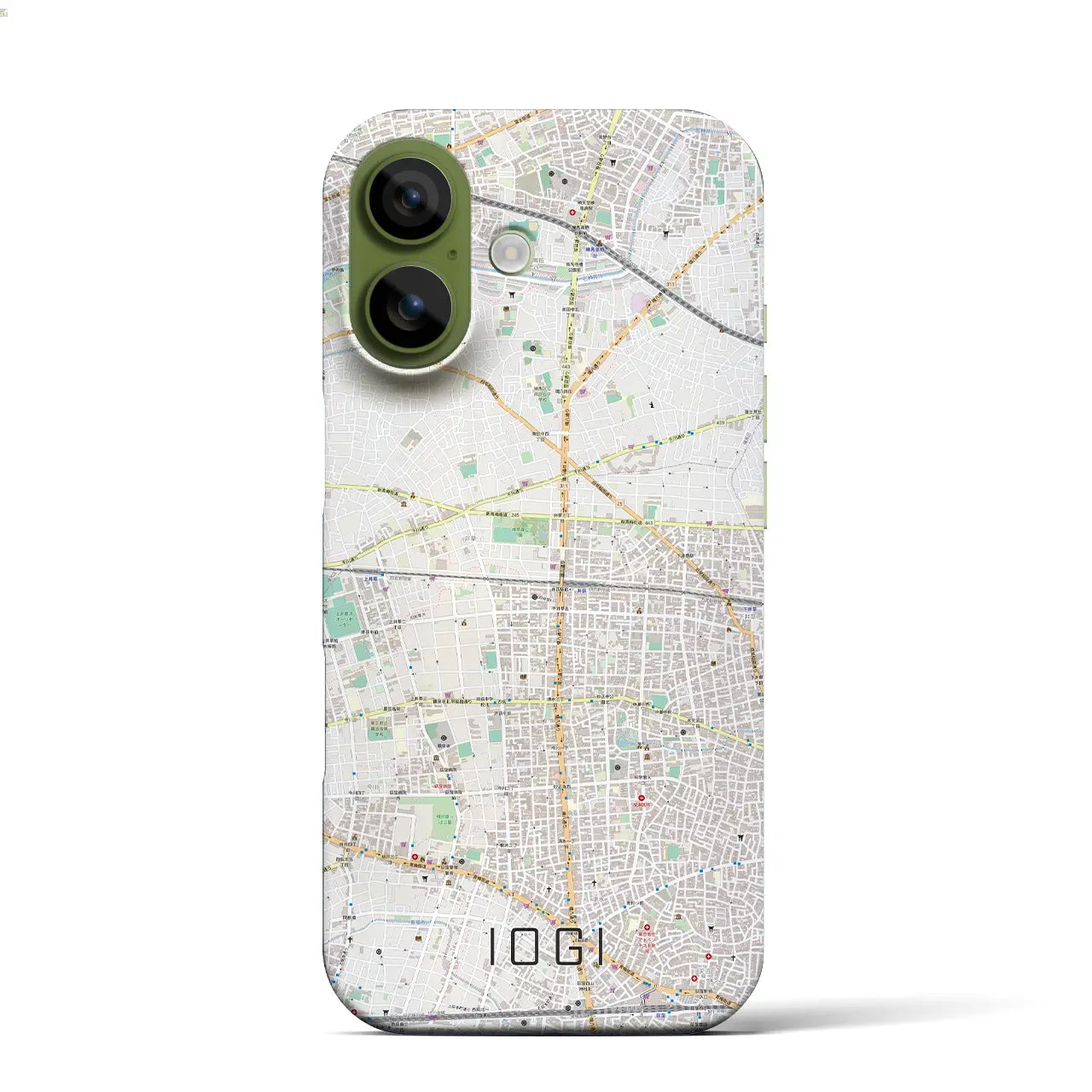 【井荻(東京都)】地図柄iPhoneケース(バックカバータイプ)