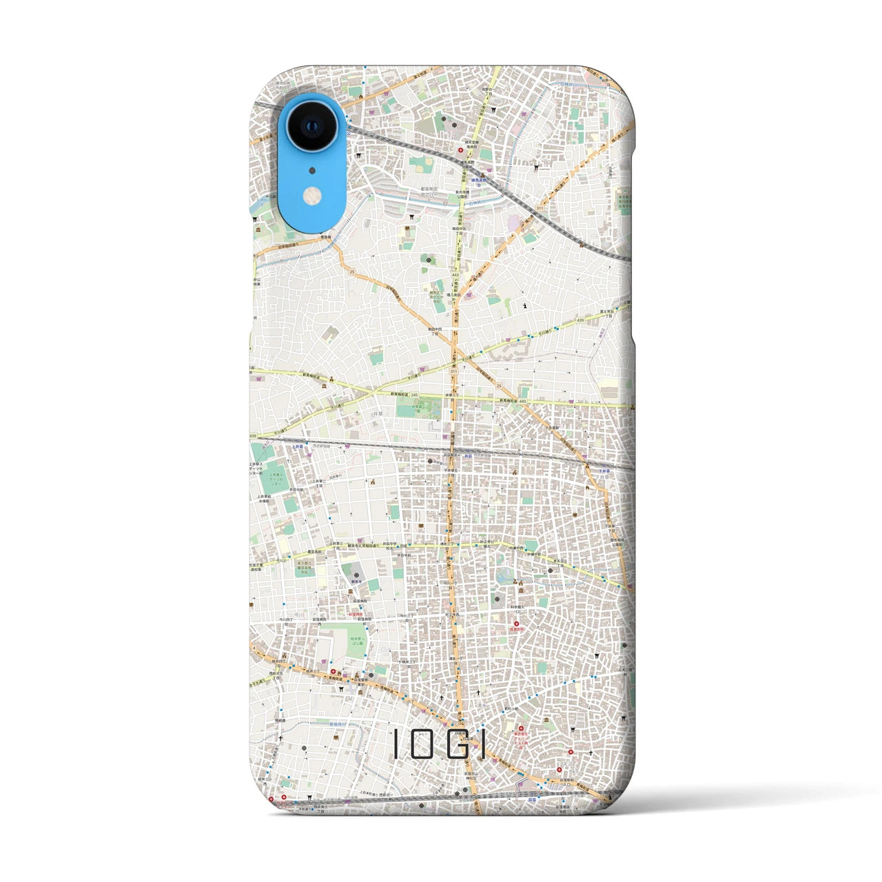 【井荻(東京都)】地図柄iPhoneケース(バックカバータイプ)