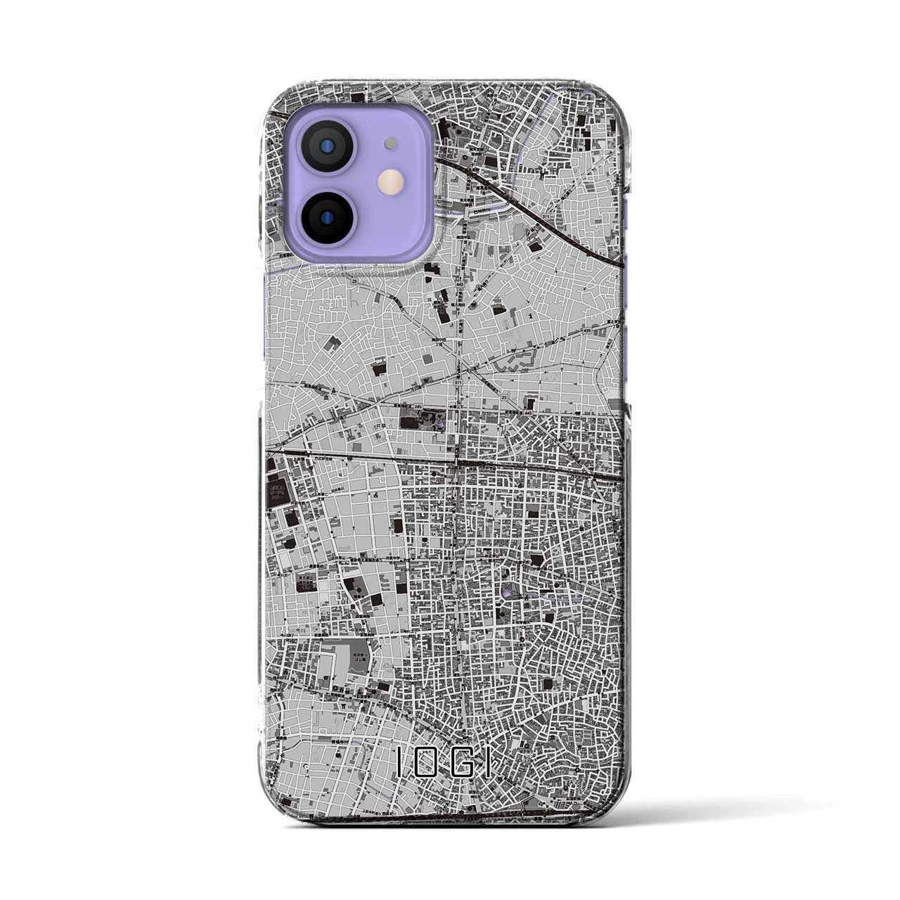 【井荻(東京都)】地図柄iPhoneケース(クリアタイプ)