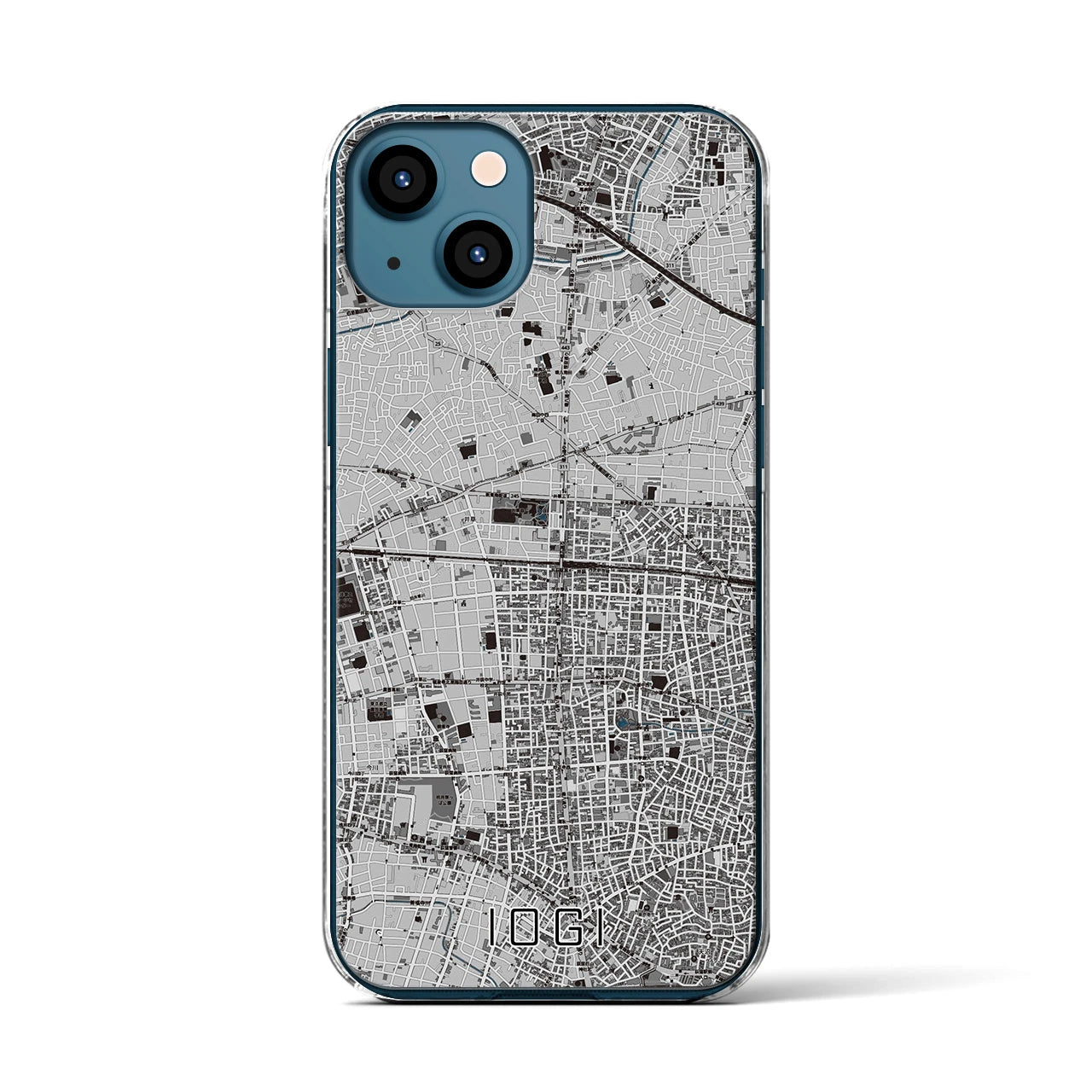 【井荻(東京都)】地図柄iPhoneケース(クリアタイプ)