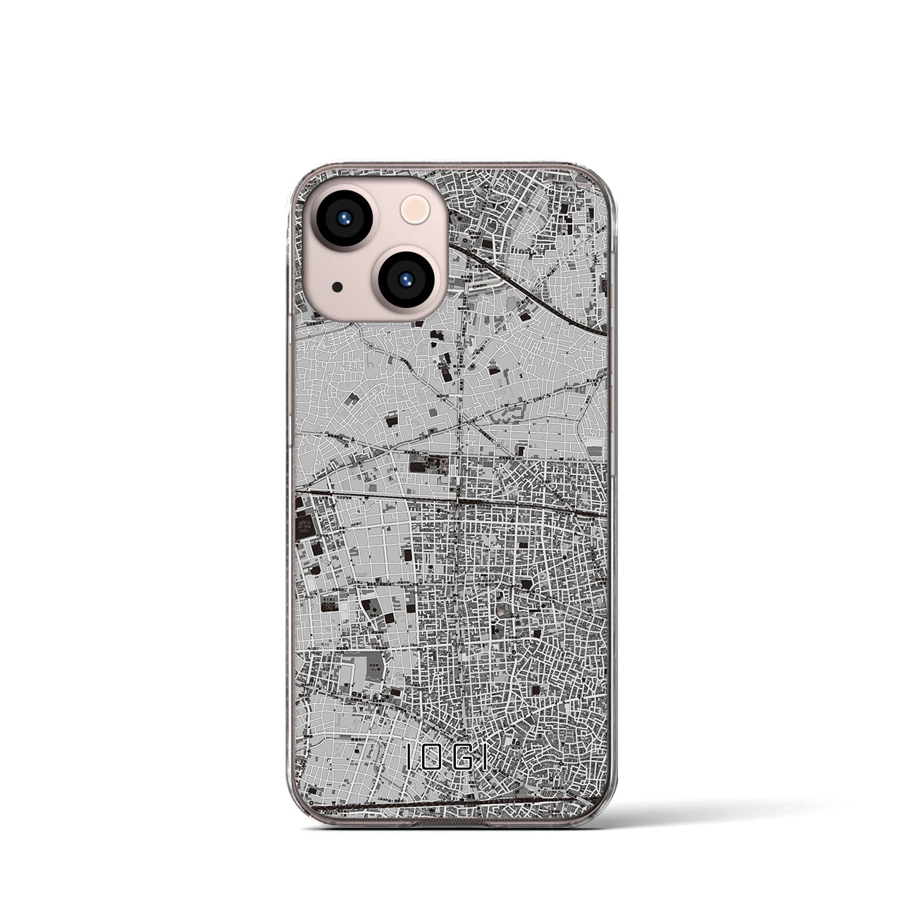 【井荻(東京都)】地図柄iPhoneケース(クリアタイプ)