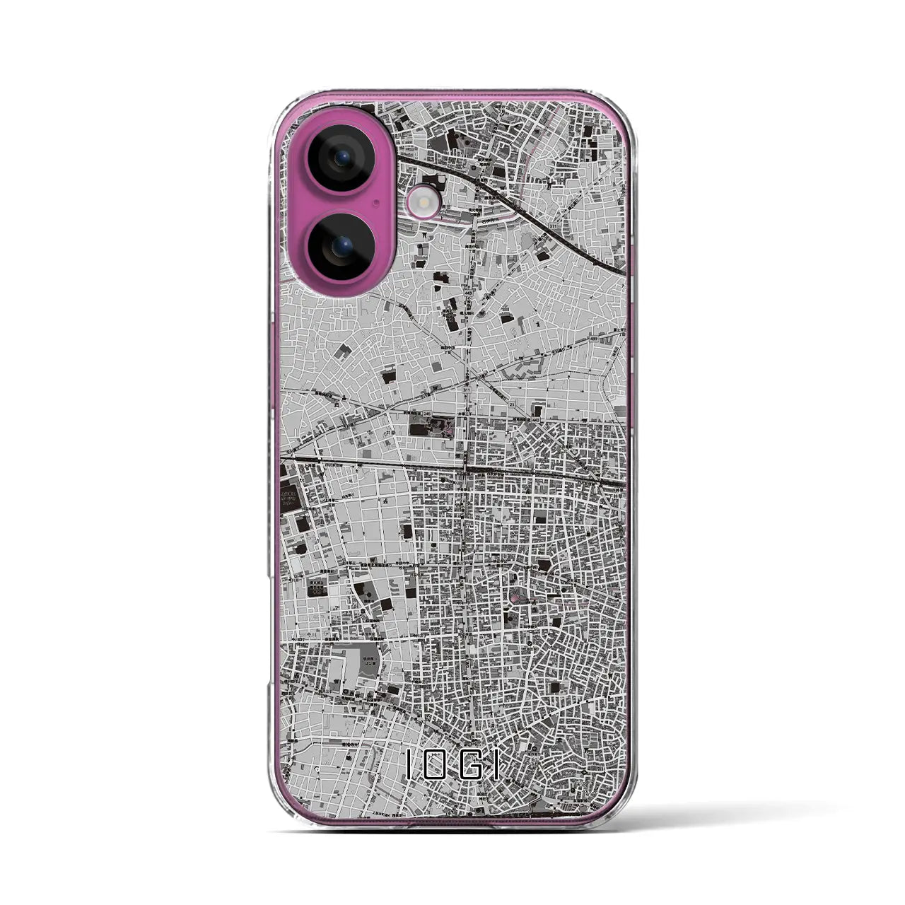 【井荻(東京都)】地図柄iPhoneケース(クリアタイプ)