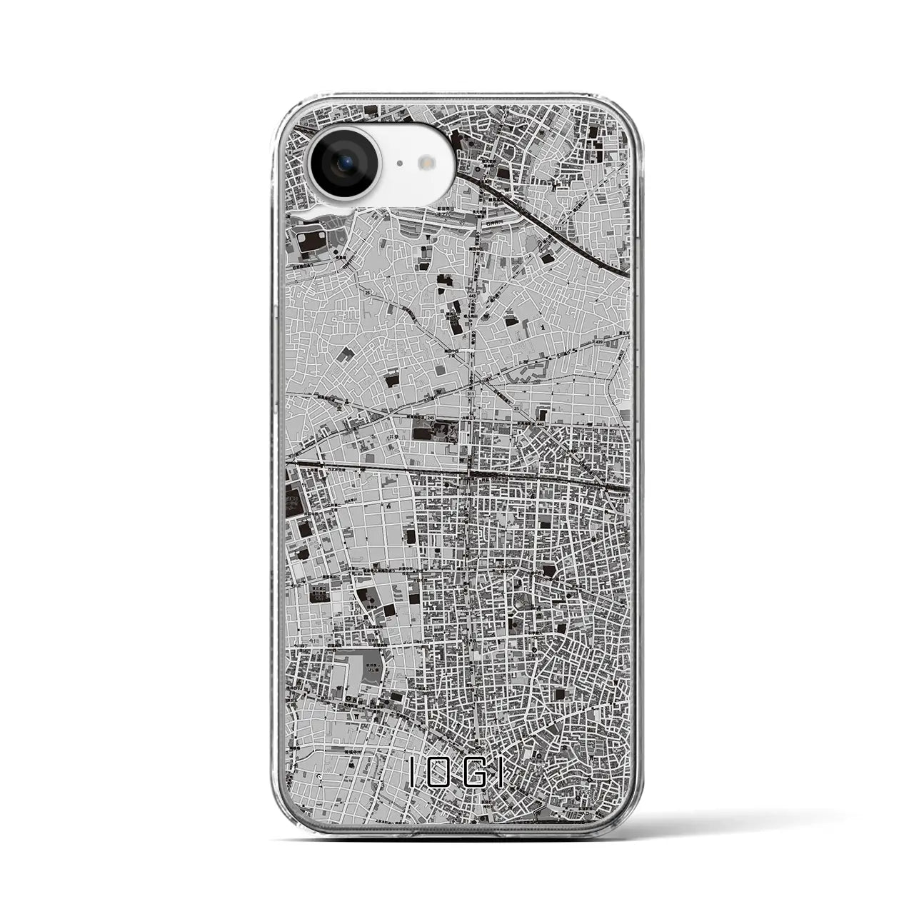 【井荻(東京都)】地図柄iPhoneケース(クリアタイプ)