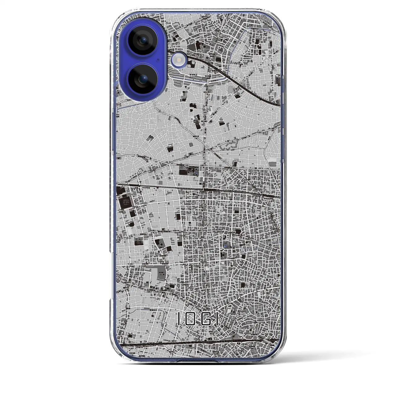 【井荻(東京都)】地図柄iPhoneケース(クリアタイプ)