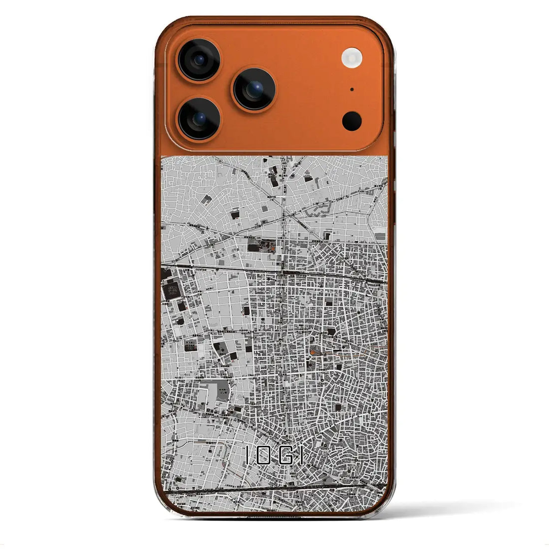 【井荻(東京都)】地図柄iPhoneケース(クリアタイプ)