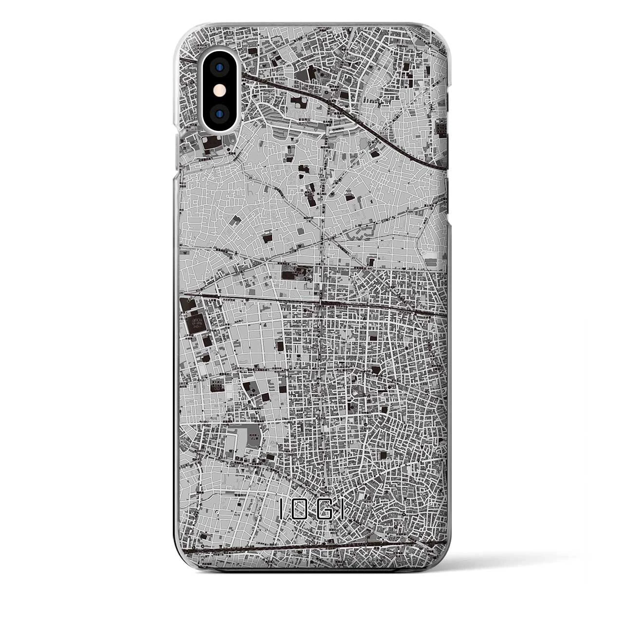 【井荻(東京都)】地図柄iPhoneケース(クリアタイプ)