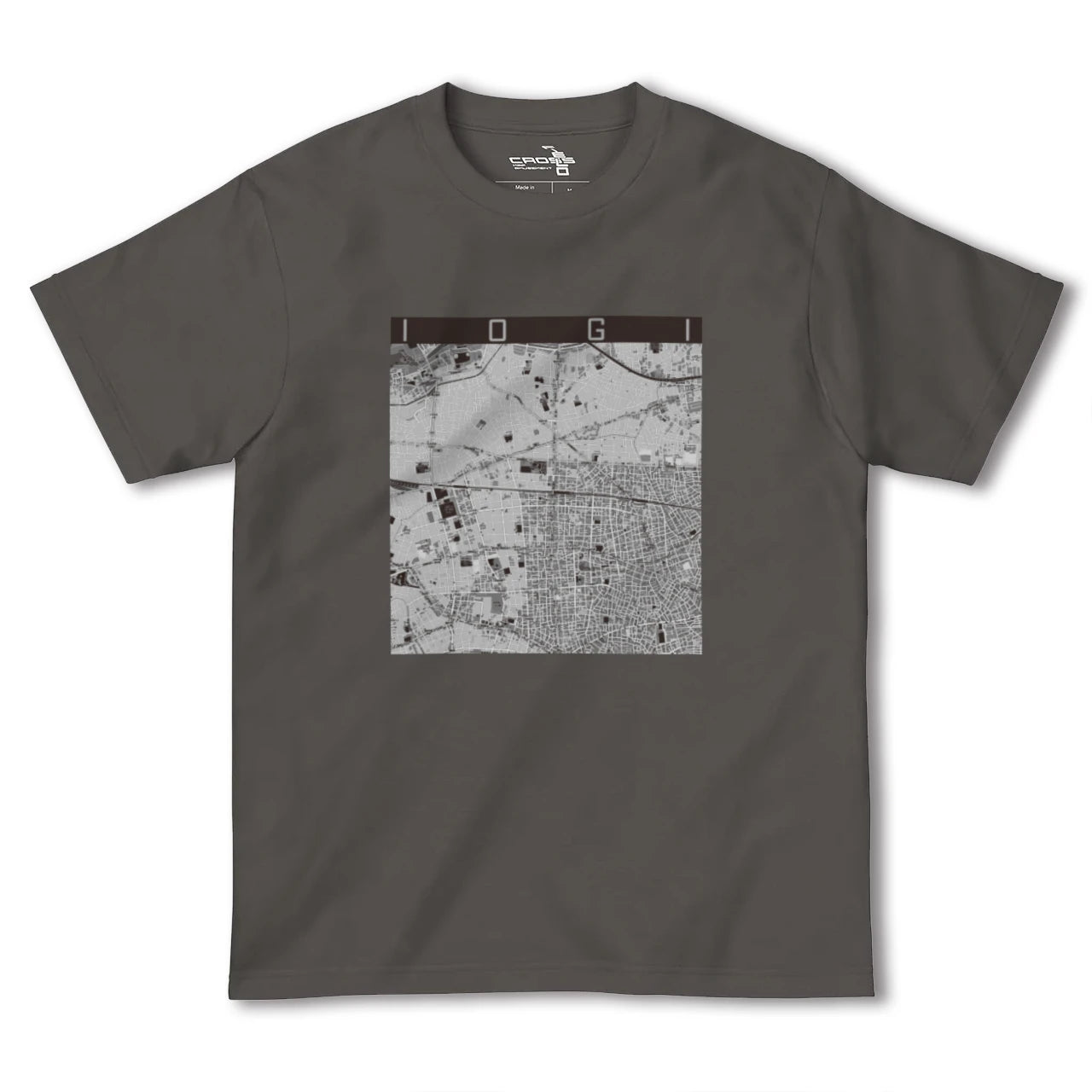 【井荻(東京都)】地図柄ヘビーウェイトTシャツ